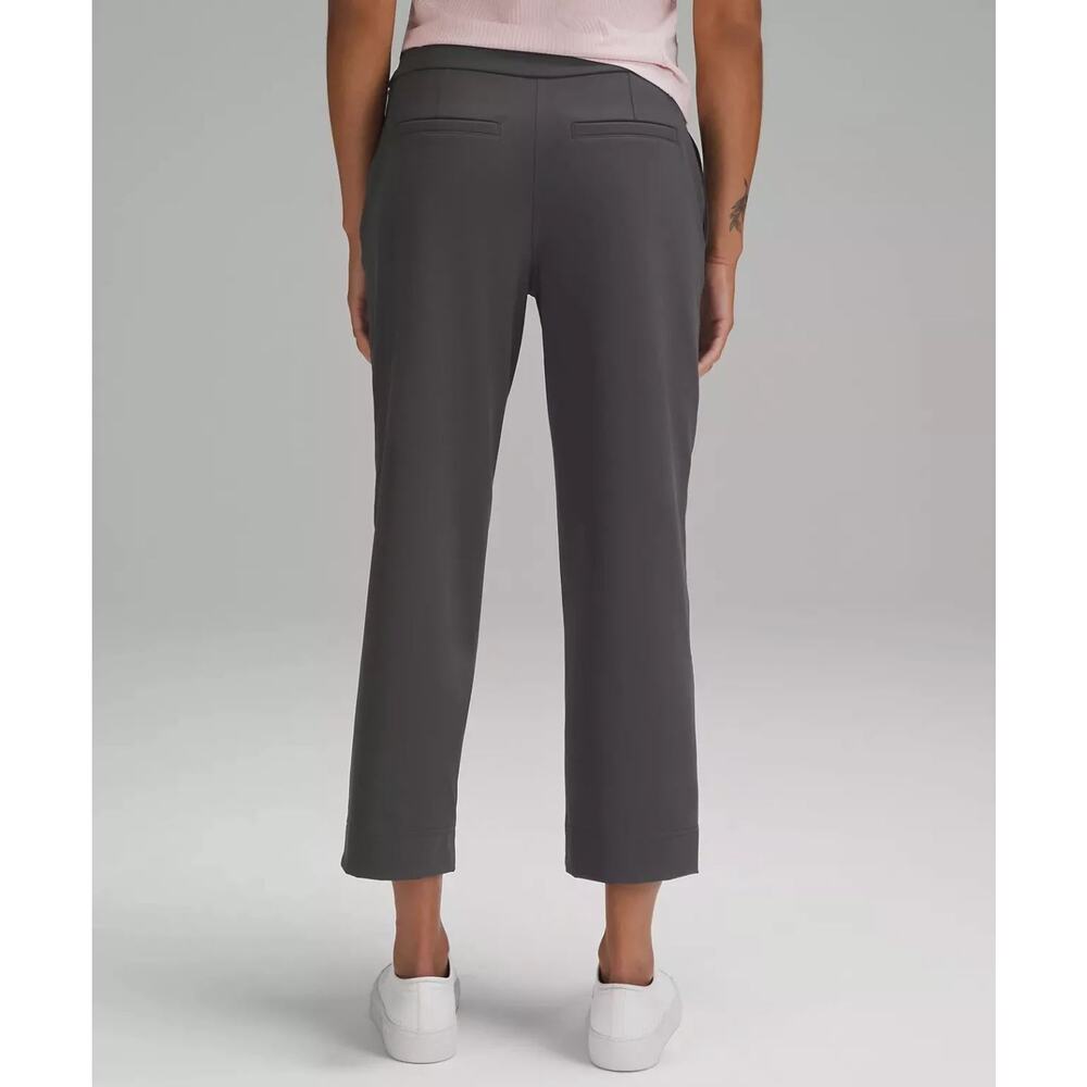 NEW Lululemon Tapered-Leg Mid-Rise Crop Pant XL Luxtreme Graphite Gray 25" insea - Picture 4 of 8